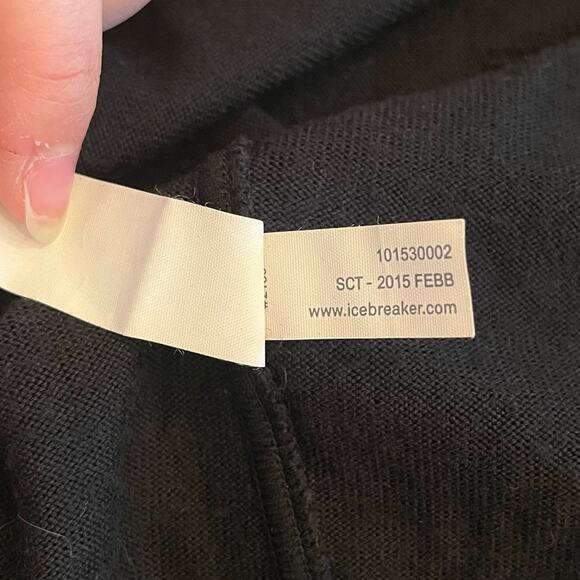 Icebreaker Quarter Zip Pullover Mens M Merino Wool Sweater Baselayer Outdoor Ski - Picture 11 of 13